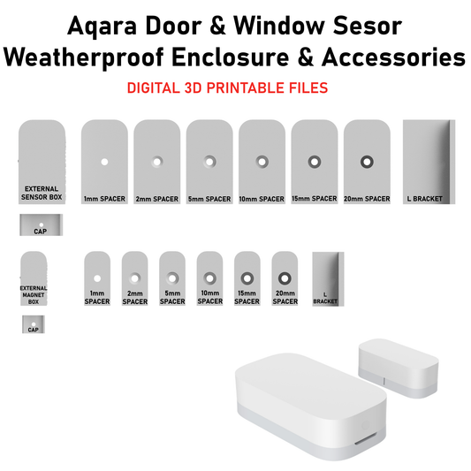 Aqara Door & Window Sensor Weatherproof Kit - 3D Printable Files